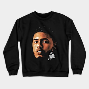 Myke Towers Big Face Crewneck Sweatshirt